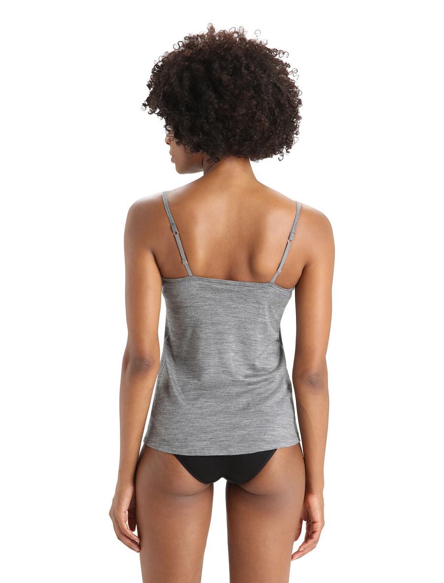 Soutien Gorge Icebreaker Merino Siren Cami Singlet Femme Grise | FR 1807PJJQ